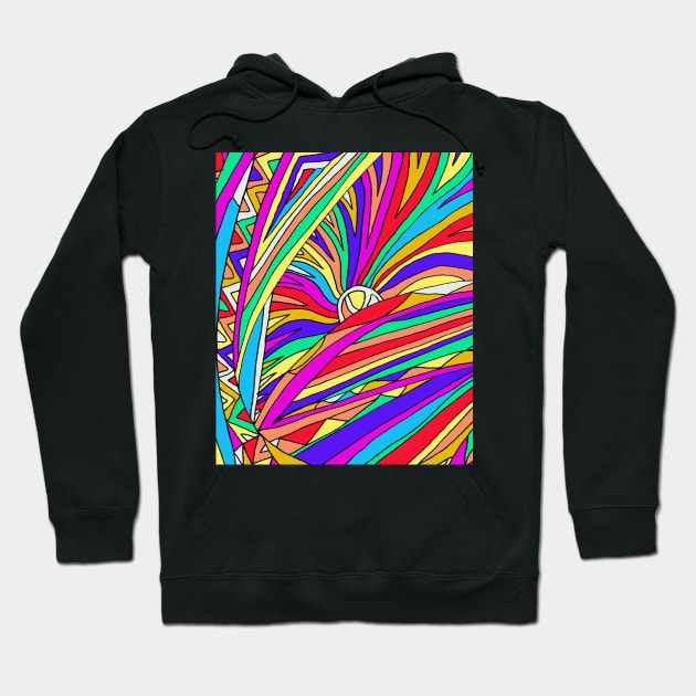 Abstract Sunset Hoodie by icarusismartdesigns